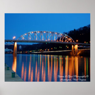 Charleston Night Life Poster