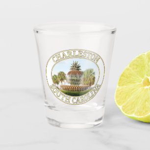 Charleston Pineapple Fountain, South Carolina Shot Glass