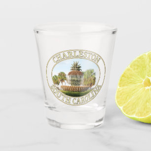 Charleston Pineapple Fountain, South Carolina Shot Glass