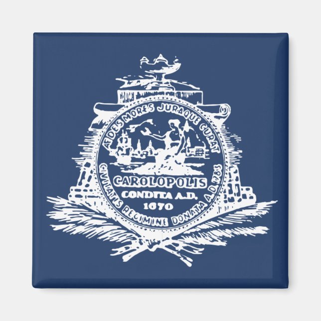 Charleston, SC Flag Magnet (Front)