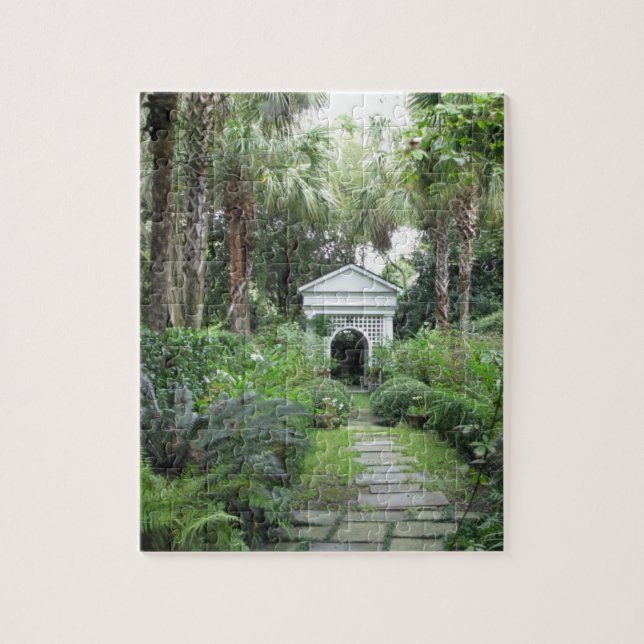 Charleston SC Palmettos Garden & Gazebo Puzzle (Vertical)