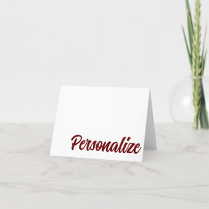 Charleston, SC Personalized Thank-you Card