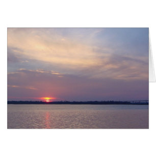 Charleston SC Sunset ~ Psalms 113:3 greeting Card