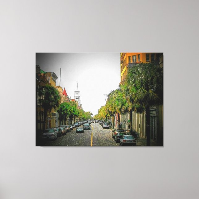 Charleston Scene 2 Canvas Print (Front)