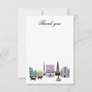 charleston skyline Thank you note