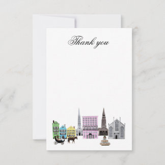 charleston skyline Thank you note