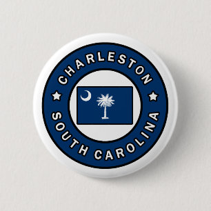 Charleston South Carolina 2 Inch Round Button