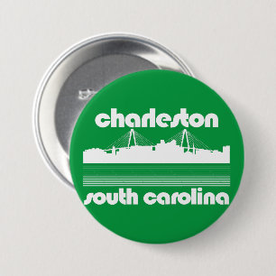 Charleston, South Carolina 3 Inch Round Button
