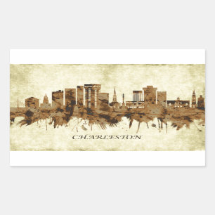 Charleston South Carolina Cityscape Sticker