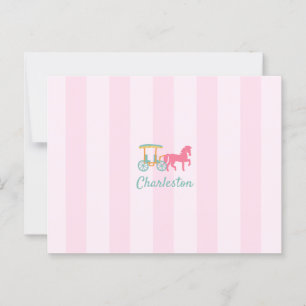 Charleston South Carolina Horse Drawn Carriage Postcard