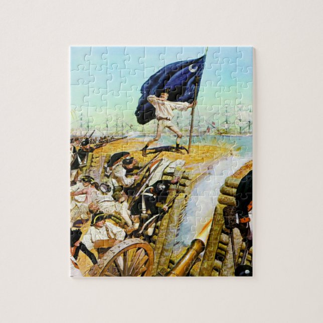 Charleston, South Carolina June 1776 Jigsaw Puzzle (Vertical)