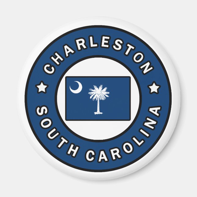 Charleston South Carolina Magnet (Front)