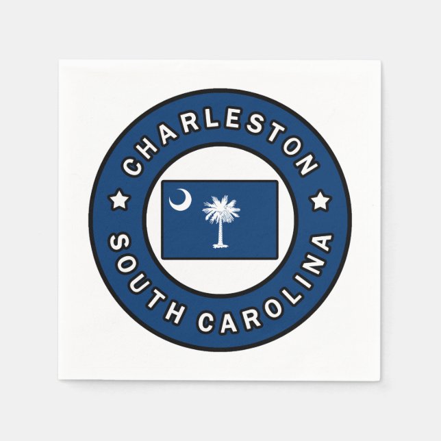 Charleston South Carolina Napkin (Front)