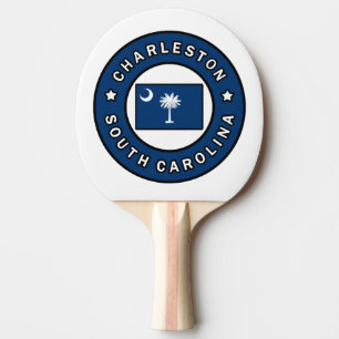 Charleston South Carolina Ping Pong Paddle