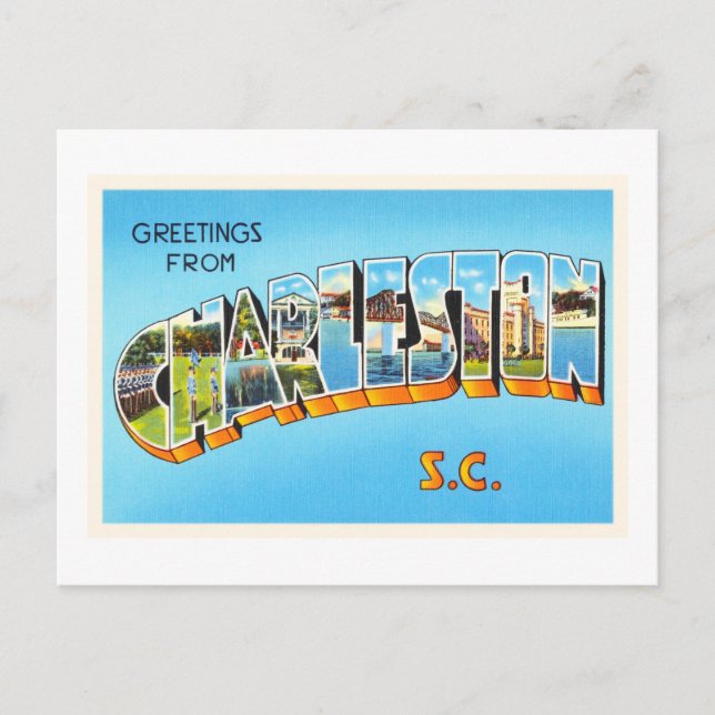 Charleston South Carolina SC Old Vintage Postcard- Postcard (Front)