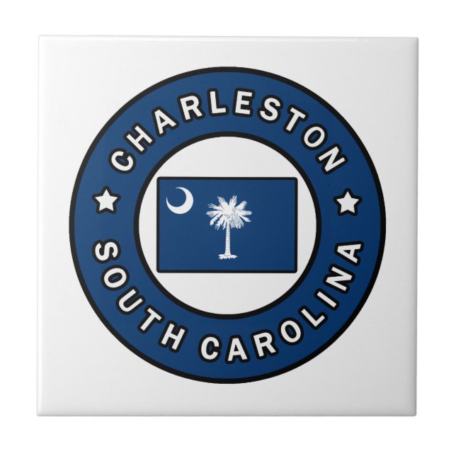 Charleston South Carolina Tile (Front)
