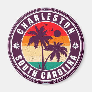 Charleston South Carolina - Vintage 60s Souvenirs Magnet