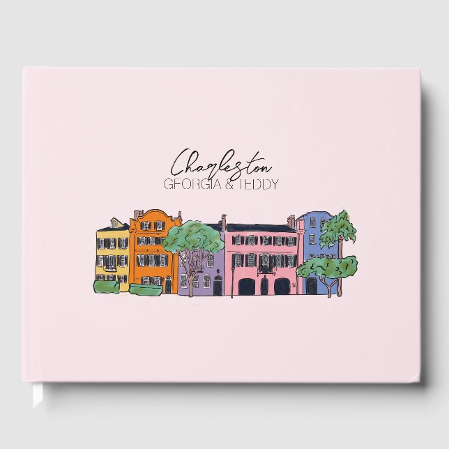 Charleston, South Carolina Wedding  Guest Book (Front)
