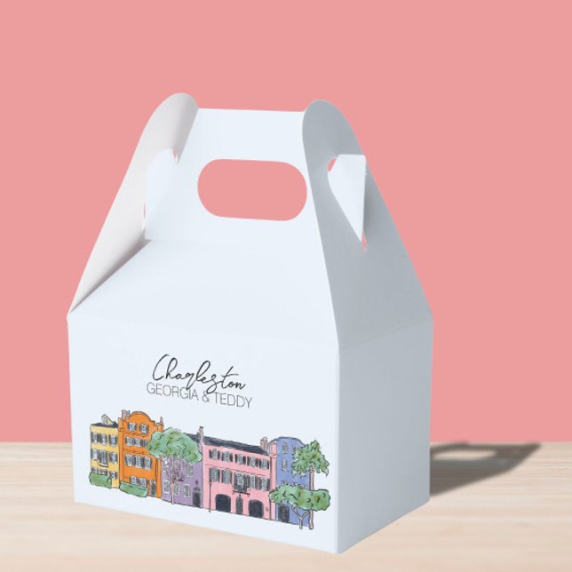 Charleston, South Carolina Wedding welcome bag  Favor Box (Creator Uploaded)