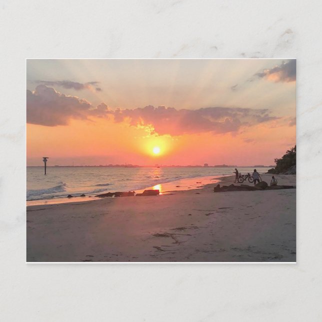 Charleston Sunset Postcard (Front)