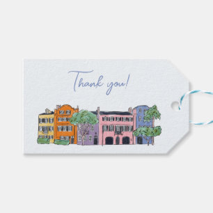 Charleston Wedding  Gift Tags