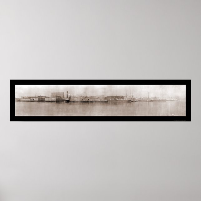 Charlestown Boston Photo 1910 Poster (Front)