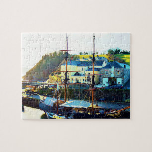 Charlestown Harbour Cornwall England Jigsaw Puzzle