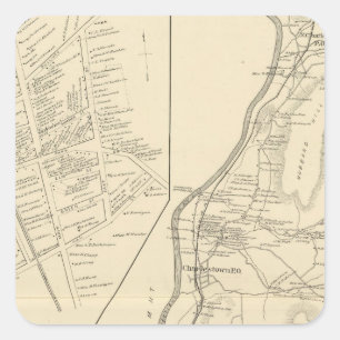 Charlestown, Langdon, Sullivan Co Square Sticker