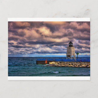 Charlevoix Light 0812 Postcard