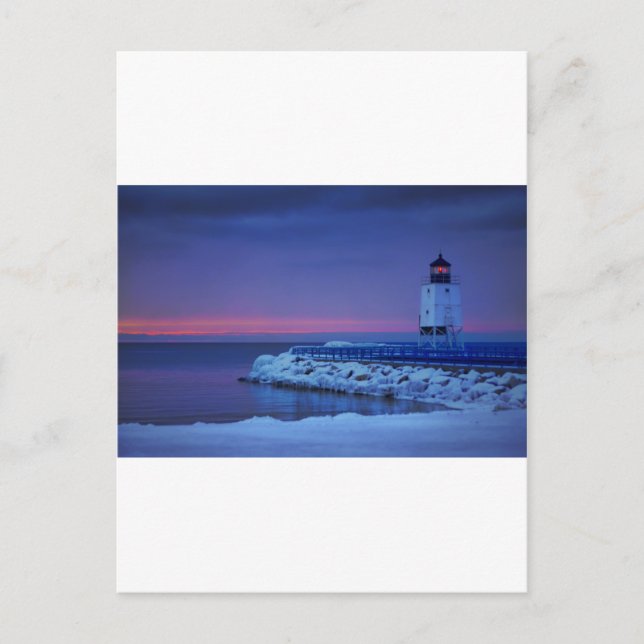 Charlevoix Light 2759 Postcard (Front)