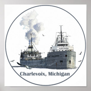 Charlevoix, Michigan Poster
