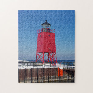Charlevoix Pierhead Light jigsaw puzzle
