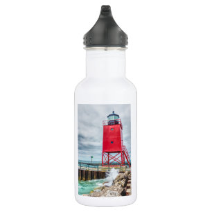 Charlevoix South Pierhead Lighthouse 532 Ml Water Bottle