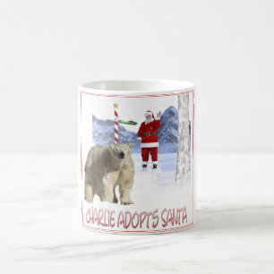 Charlie Adopts Santa Cover Art  Coffee Mug