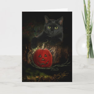 Charlie and His Magical Pumpkin Card