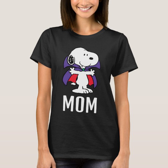 Charlie Brown and Gang Halloween Birthday Mom T-Shirt (Front)