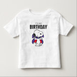 Charlie Brown and Gang Halloween Birthday Party Toddler T-shirt<br><div class="desc">Dress the birthday boy or girl in this fun Peanuts Halloween Birthday shirt featuring Snoopy!</div>