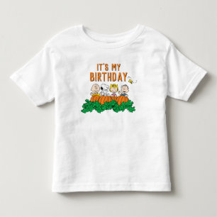 Charlie Brown and Gang Pumpkin Birthday Toddler T-shirt