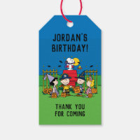 Charlie Brown Halloween Birthday Party Favour