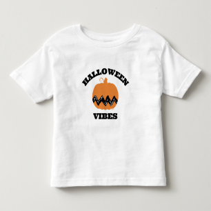 Charlie Brown Orange Pumpkin   Halloween Vibes Toddler T-shirt