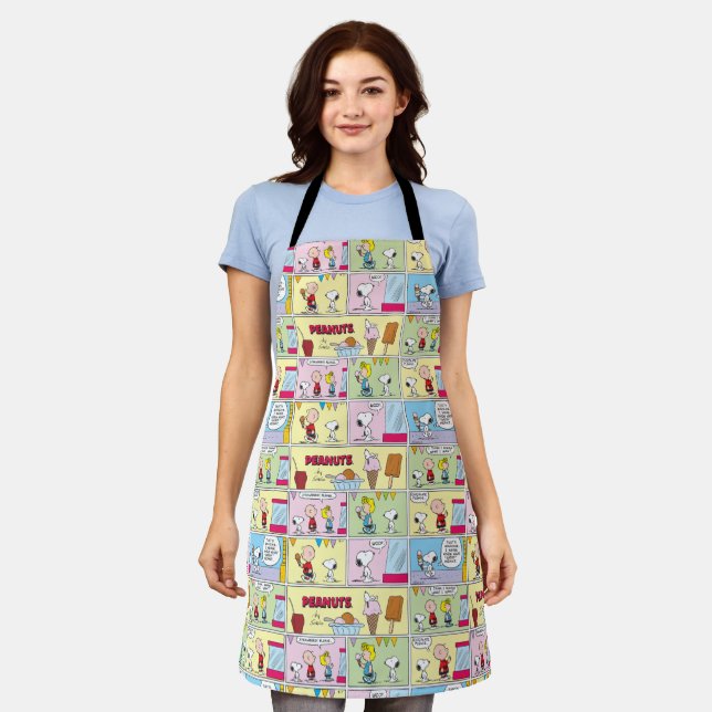 Charlie Brown, Snoopy & Sally | Ice Cream Apron (Worn)