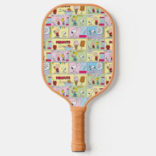 Charlie Brown, Snoopy & Sally   Ice Cream Pickleball Paddle