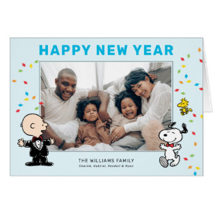 Charlie Brown, Snoopy & Woodstock Happy New Year