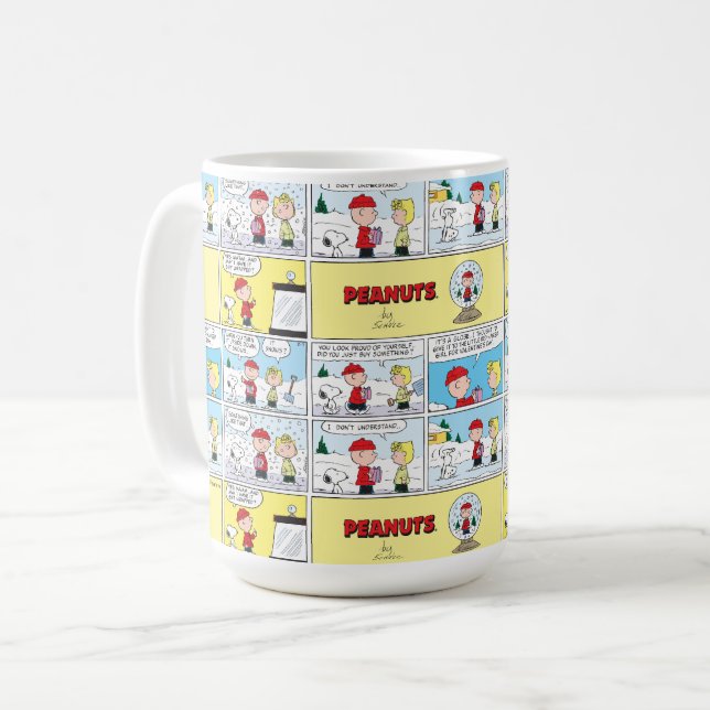 Charlie Brown | Snow Globe Coffee Mug (Front Left)