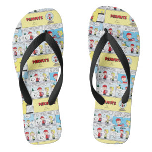 Charlie Brown   Snow Globe Flip Flops