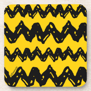 Charlie Brown Zig Zag Pattern Coaster