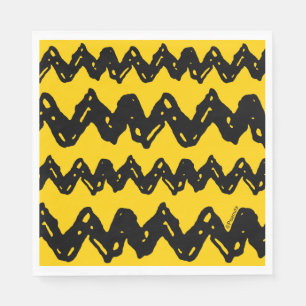 Charlie Brown Zig Zag Pattern Napkin