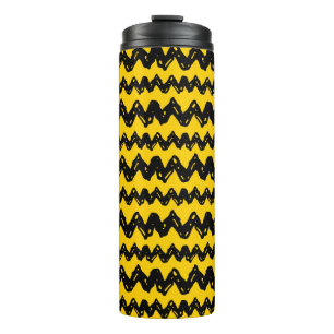 Charlie Brown Zig Zag Pattern Thermal Tumbler