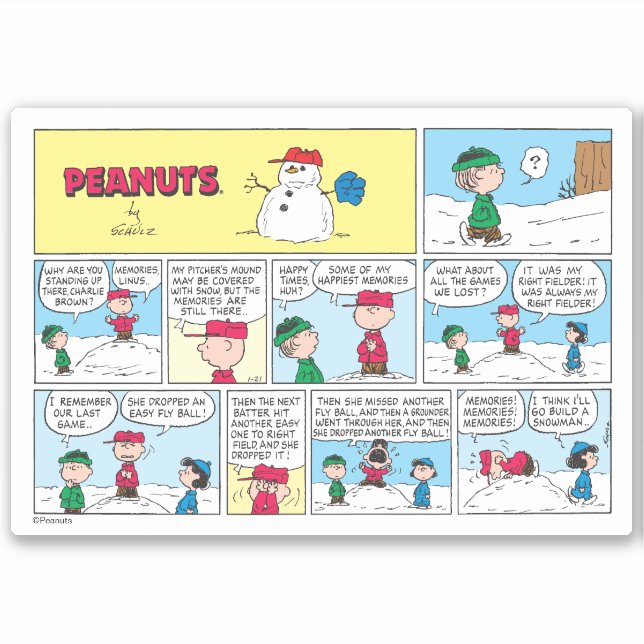 Charlie Brown's Baseball Memories (Front)