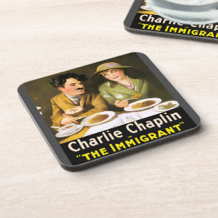 Charlie Chaplin/The Immigrant Beverage Coaster
